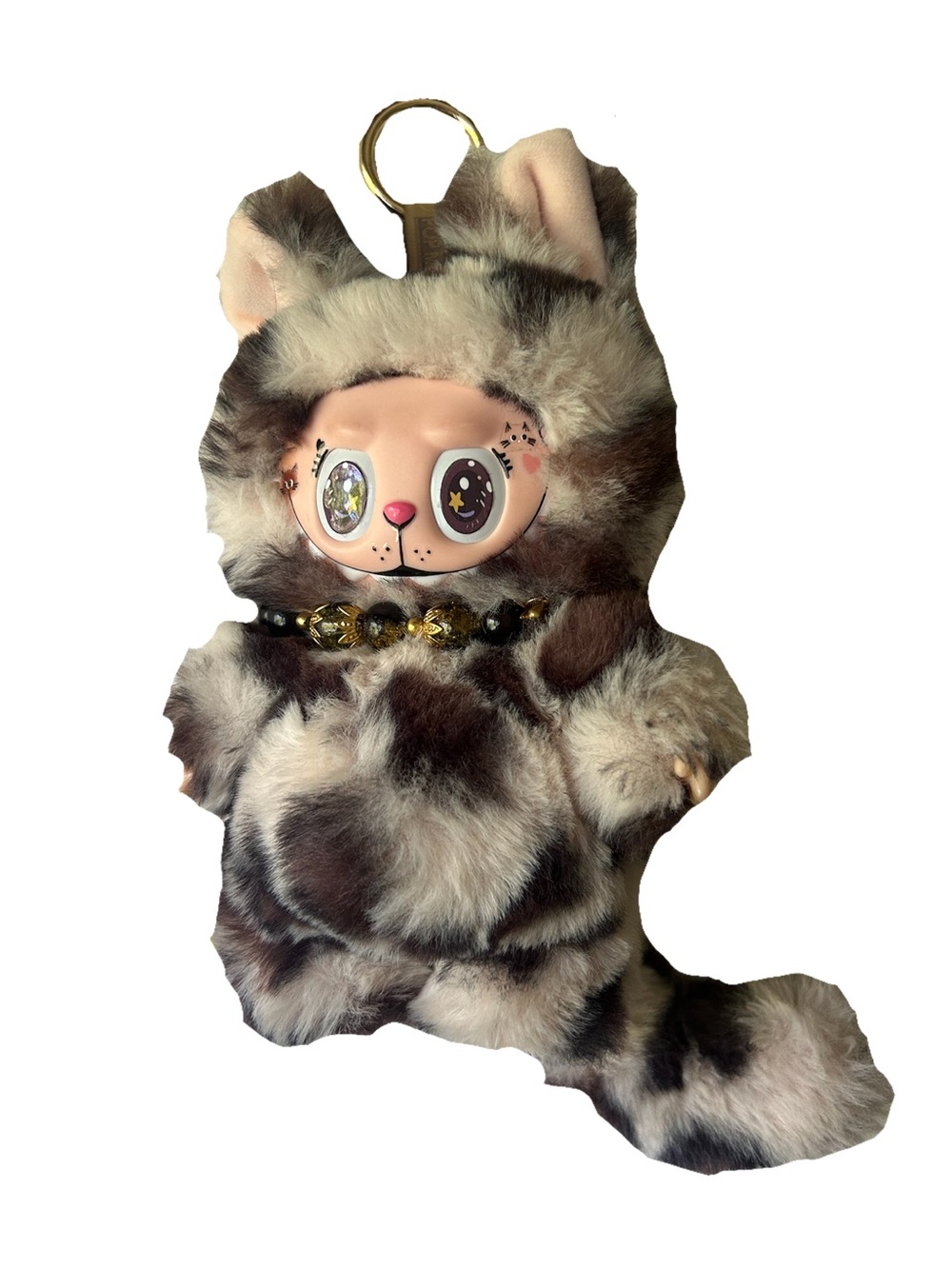 Custom Leopard Labubu PopMart